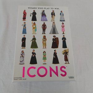 Icons Women Who Play To Win Family Card Game 2-5 Players Instructions Tokens